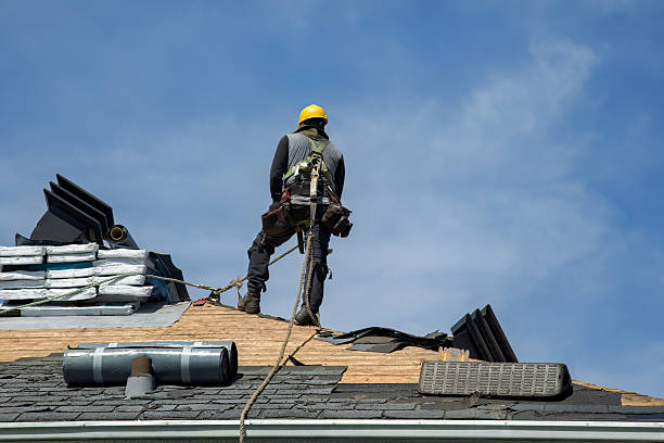 Professional Roof Replacement technician working in Hampton Falls, NH
